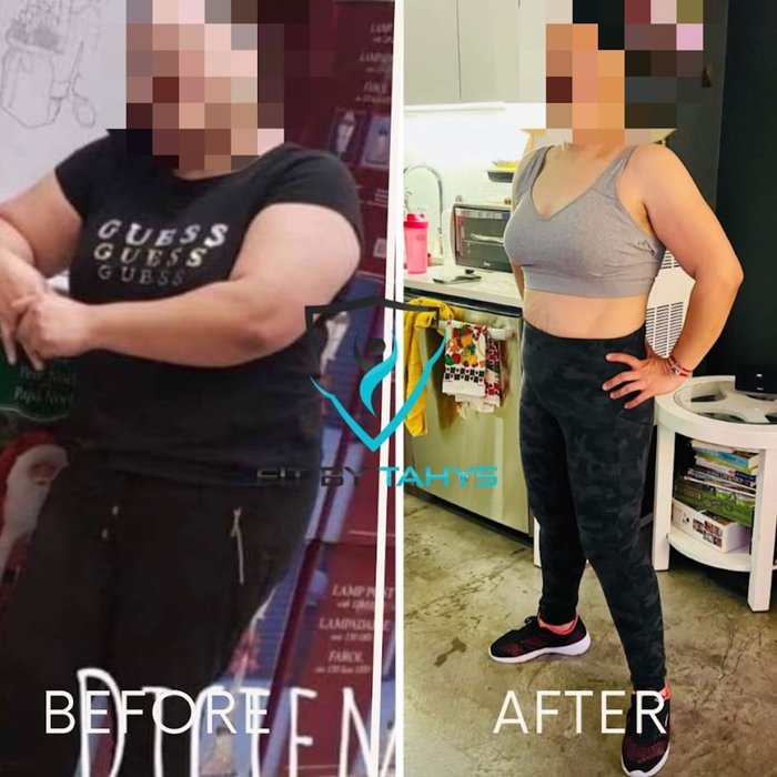 A Fit By Tahys client before and after strength training