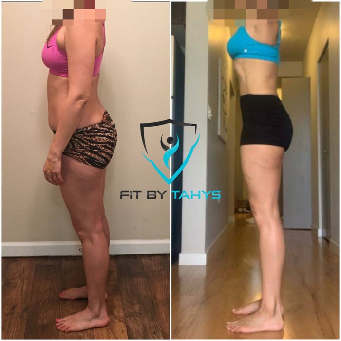 A Fit By Tahys client before and after strength training