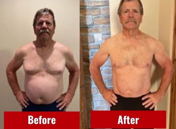 Gary Walker client before and after