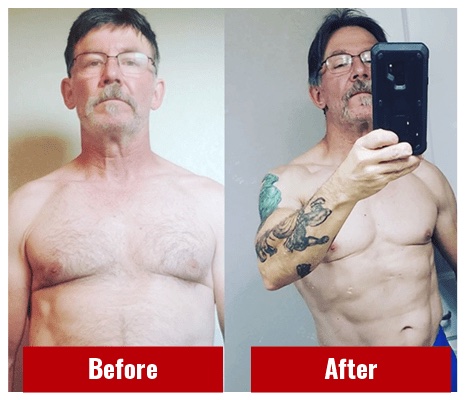 Gary Walker client before and after